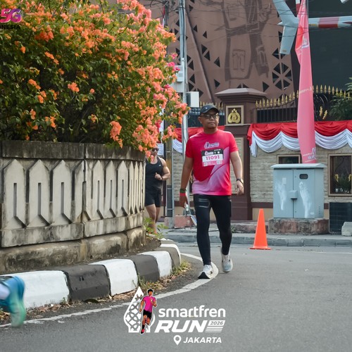 Race photo from SMARTFREN RUN 2026
