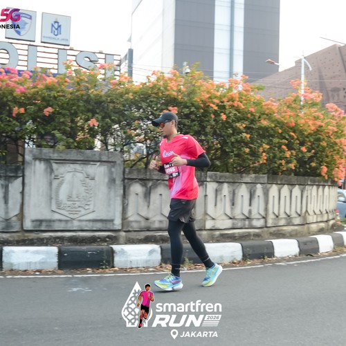 Race photo from SMARTFREN RUN 2026
