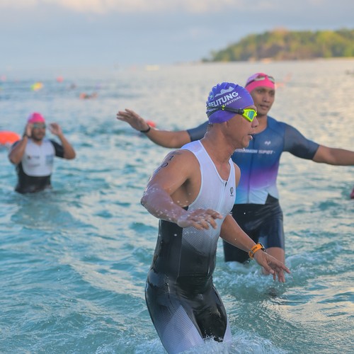Race photo from Belitung Multisport Festival