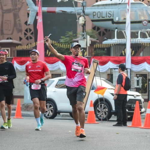 Race photo from SMARTFREN RUN 2026