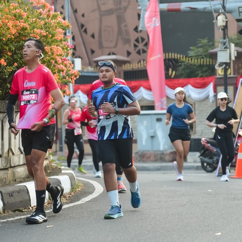 Race photo from SMARTFREN RUN 2026