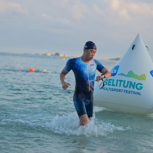 Race photo from Belitung Multisport Festival