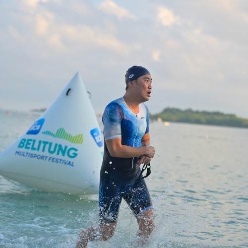 Race photo from Belitung Multisport Festival
