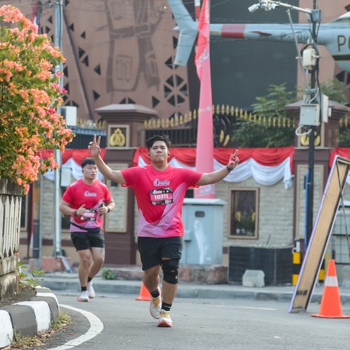 Race photo from SMARTFREN RUN 2026