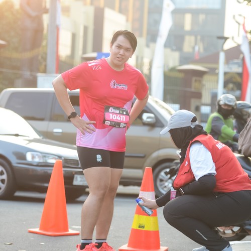 Race photo from SMARTFREN RUN 2026