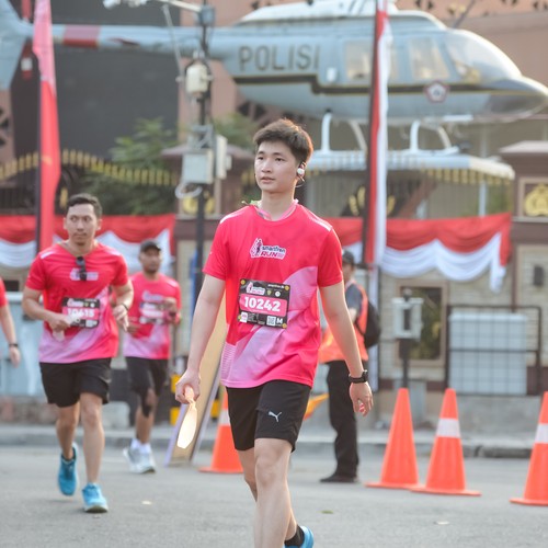 Race photo from SMARTFREN RUN 2026