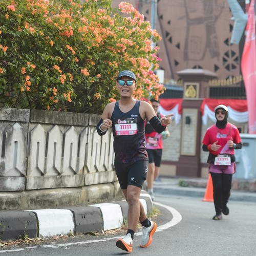 Race photo from SMARTFREN RUN 2026