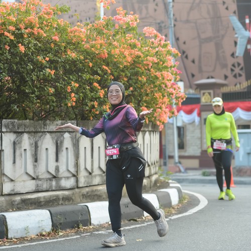 Race photo from SMARTFREN RUN 2026