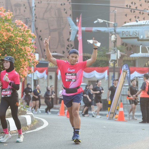 Race photo from SMARTFREN RUN 2026