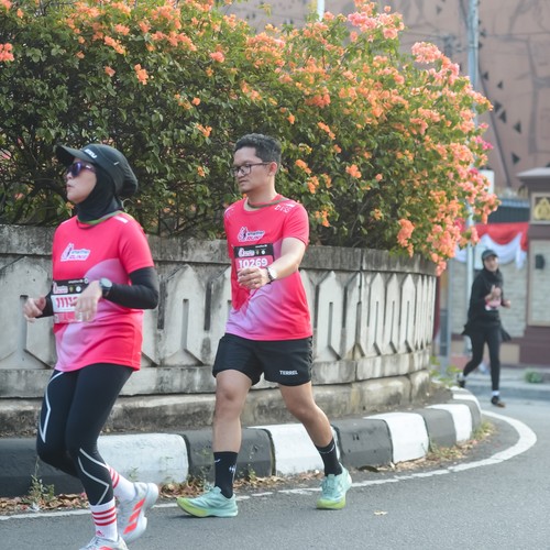 Race photo from SMARTFREN RUN 2026