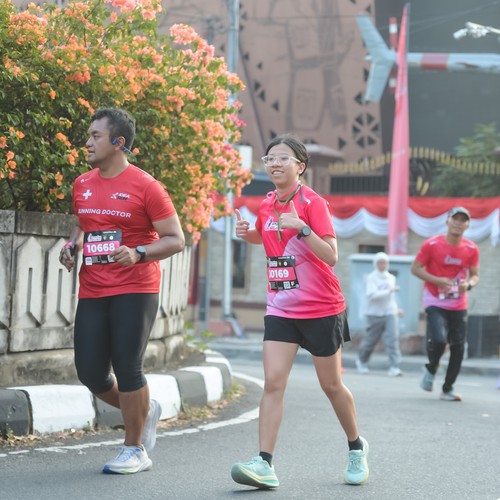 Race photo from SMARTFREN RUN 2026