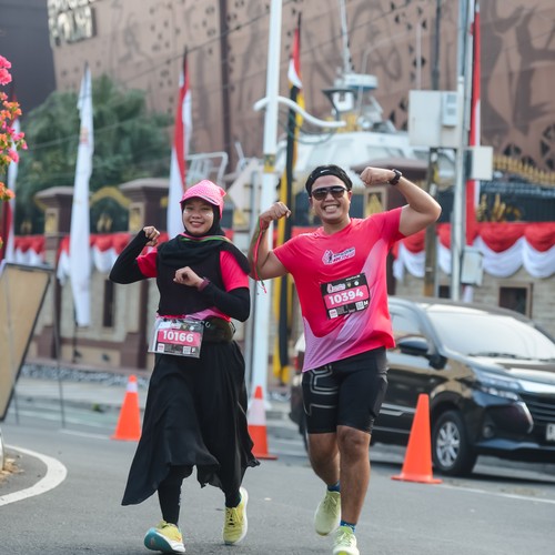 Race photo from SMARTFREN RUN 2026