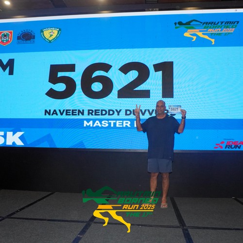 Race photo from ARUTMIN BORNEO RUN 2025