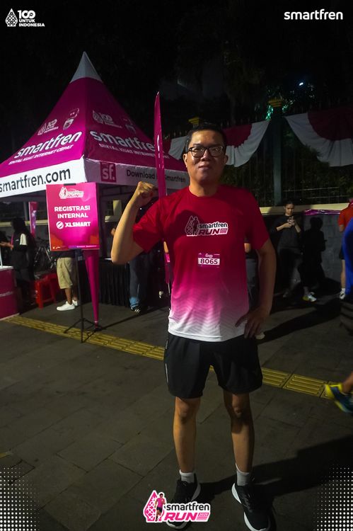 Race photo from Smartfren Run 2025 Vibes