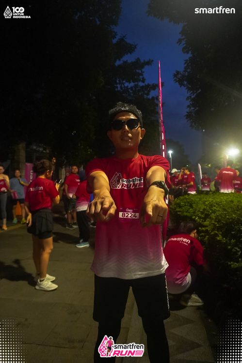 Race photo from Smartfren Run 2025 Vibes