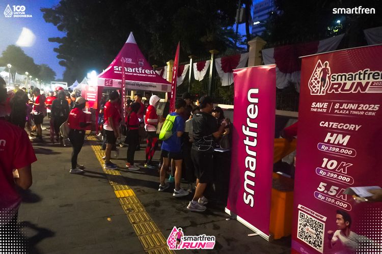 Race photo from Smartfren Run 2025 Vibes