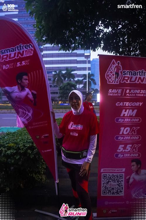 Race photo from Smartfren Run 2025 Vibes