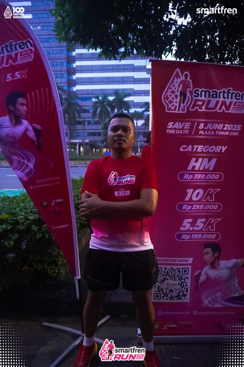 Race photo from Smartfren Run 2025 Vibes
