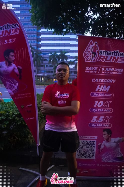 Race photo from Smartfren Run 2025 Vibes