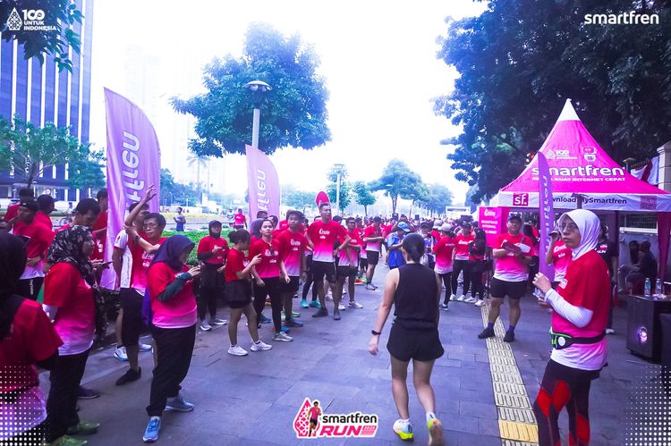Race photo from Smartfren Run 2025 Vibes