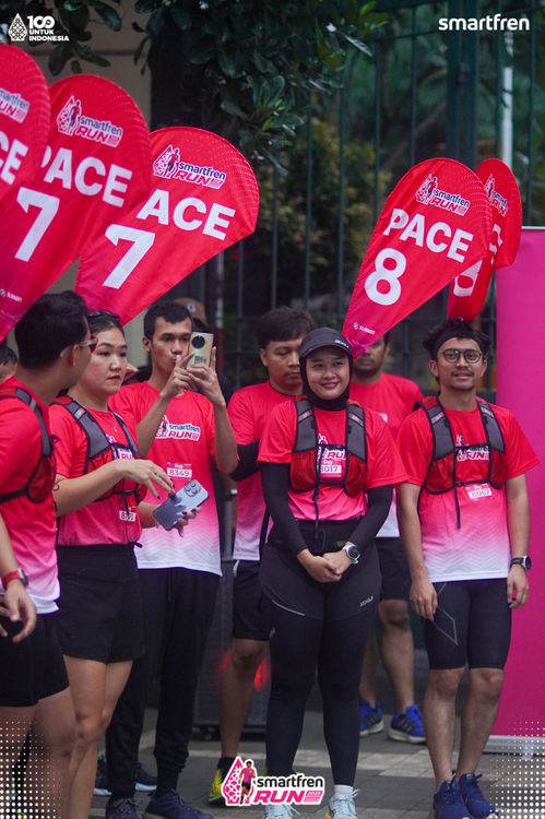 Race photo from Smartfren Run 2025 Vibes