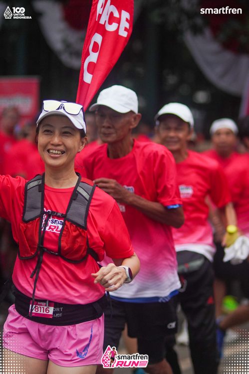 Race photo from Smartfren Run 2025 Vibes