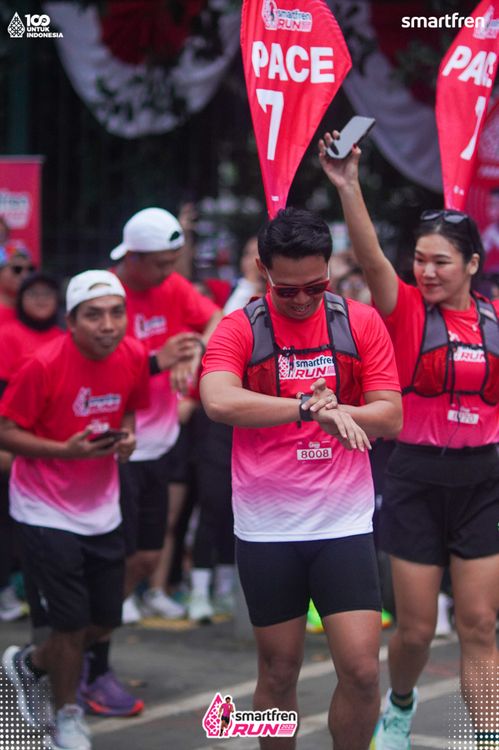 Race photo from Smartfren Run 2025 Vibes