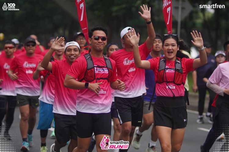 Race photo from Smartfren Run 2025 Vibes