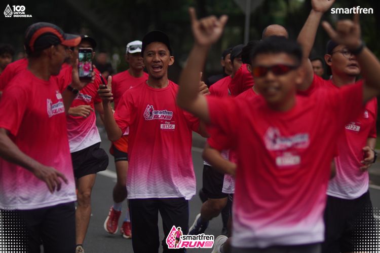 Race photo from Smartfren Run 2025 Vibes