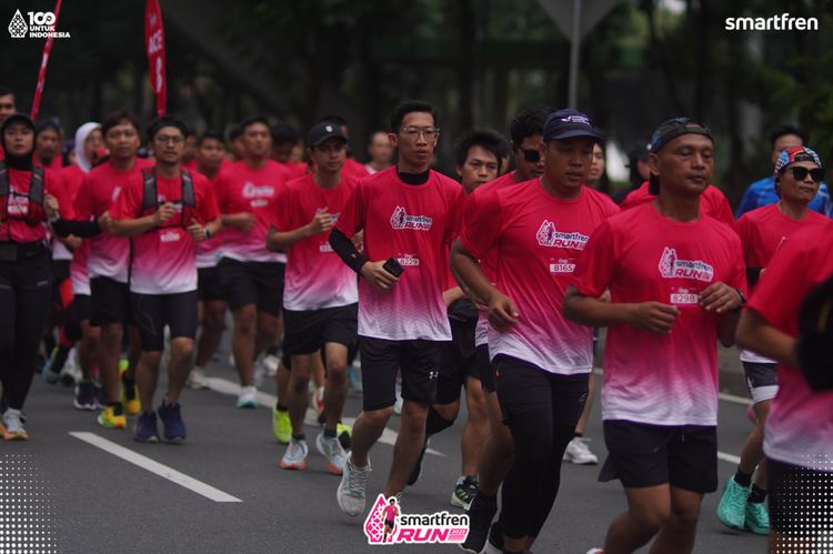 Race photo from Smartfren Run 2025 Vibes