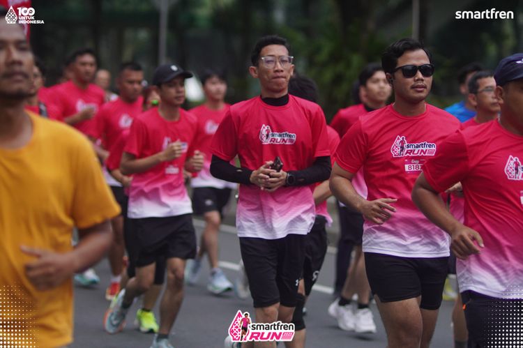 Race photo from Smartfren Run 2025 Vibes