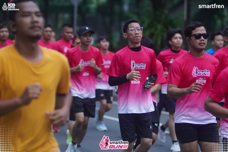 Race photo from Smartfren Run 2025 Vibes