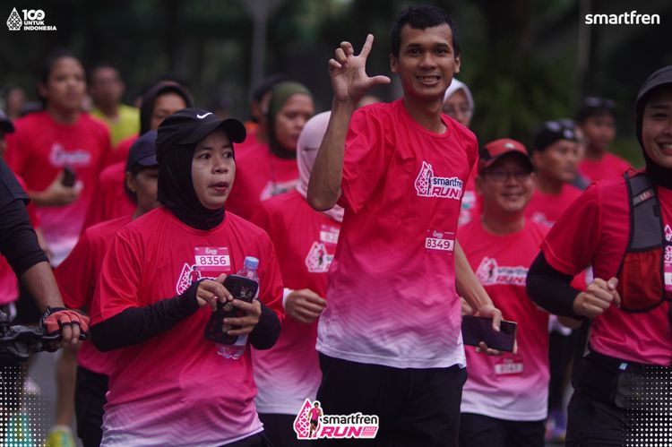 Race photo from Smartfren Run 2025 Vibes