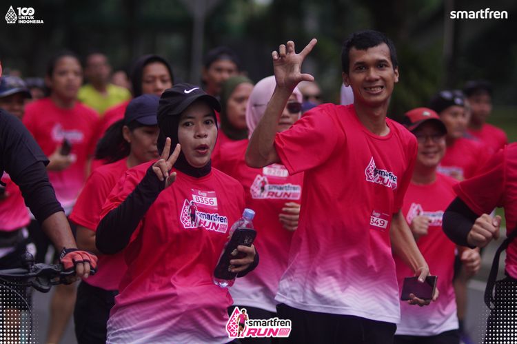 Race photo from Smartfren Run 2025 Vibes