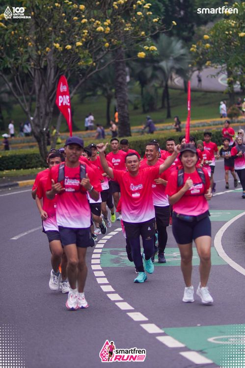 Race photo from Smartfren Run 2025 Vibes