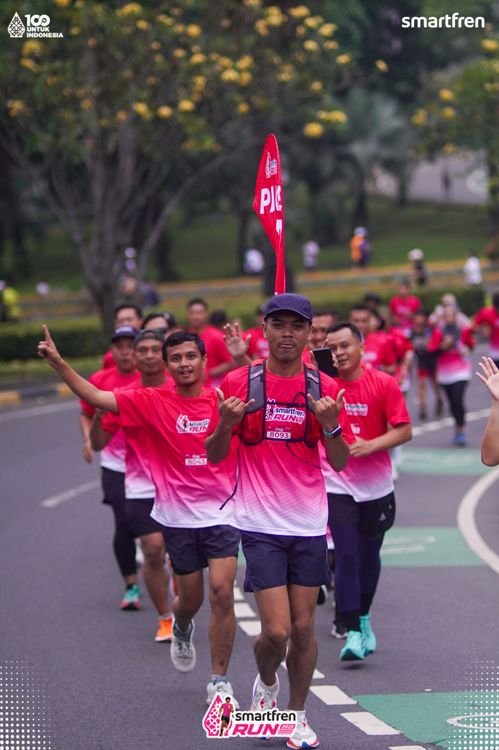 Race photo from Smartfren Run 2025 Vibes