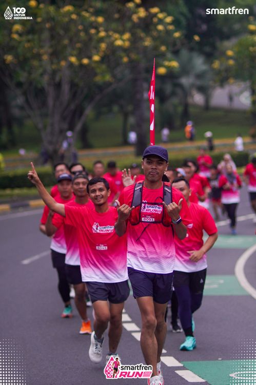 Race photo from Smartfren Run 2025 Vibes