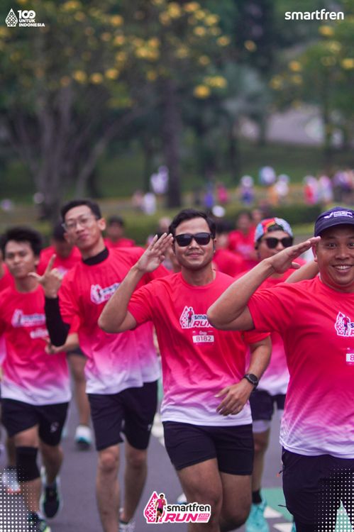 Race photo from Smartfren Run 2025 Vibes