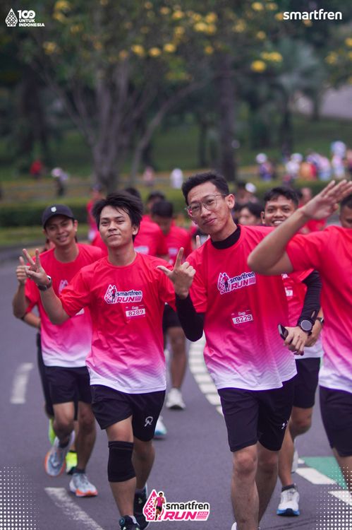 Race photo from Smartfren Run 2025 Vibes