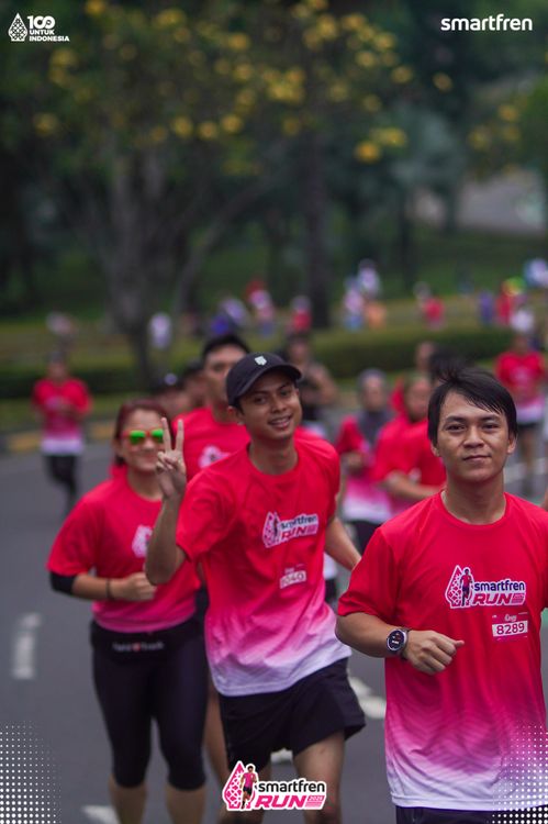 Race photo from Smartfren Run 2025 Vibes