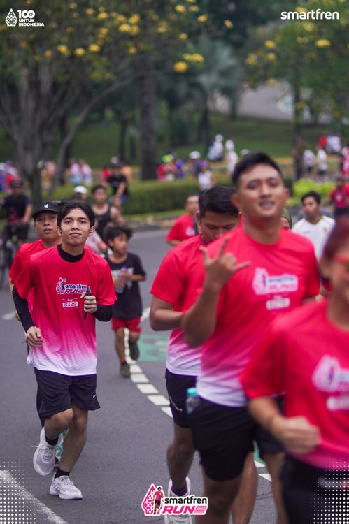 Race photo from Smartfren Run 2025 Vibes