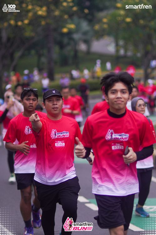Race photo from Smartfren Run 2025 Vibes