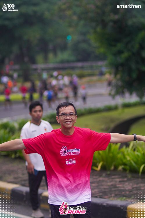 Race photo from Smartfren Run 2025 Vibes