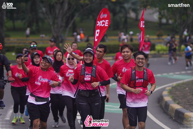 Race photo from Smartfren Run 2025 Vibes