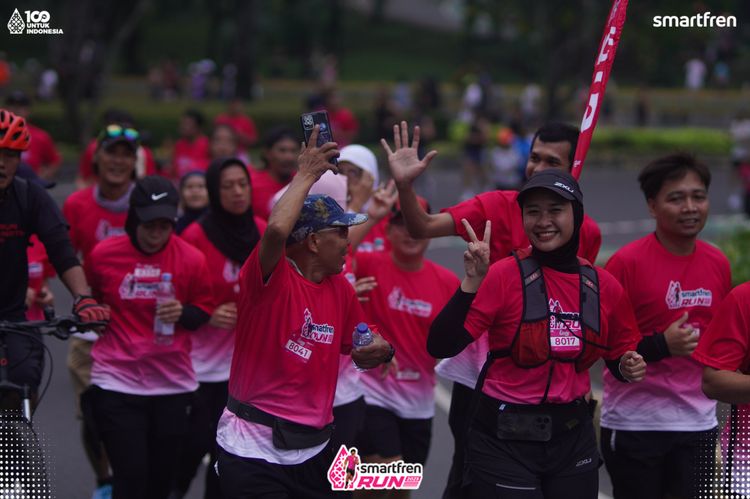 Race photo from Smartfren Run 2025 Vibes