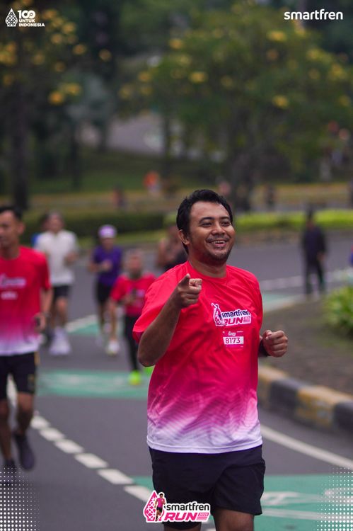 Race photo from Smartfren Run 2025 Vibes