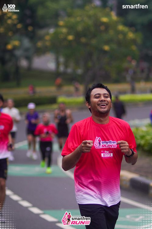 Race photo from Smartfren Run 2025 Vibes