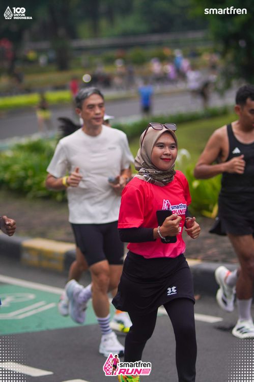 Race photo from Smartfren Run 2025 Vibes