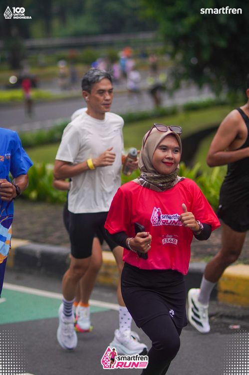 Race photo from Smartfren Run 2025 Vibes