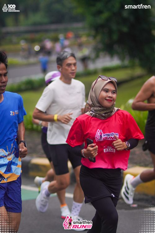 Race photo from Smartfren Run 2025 Vibes